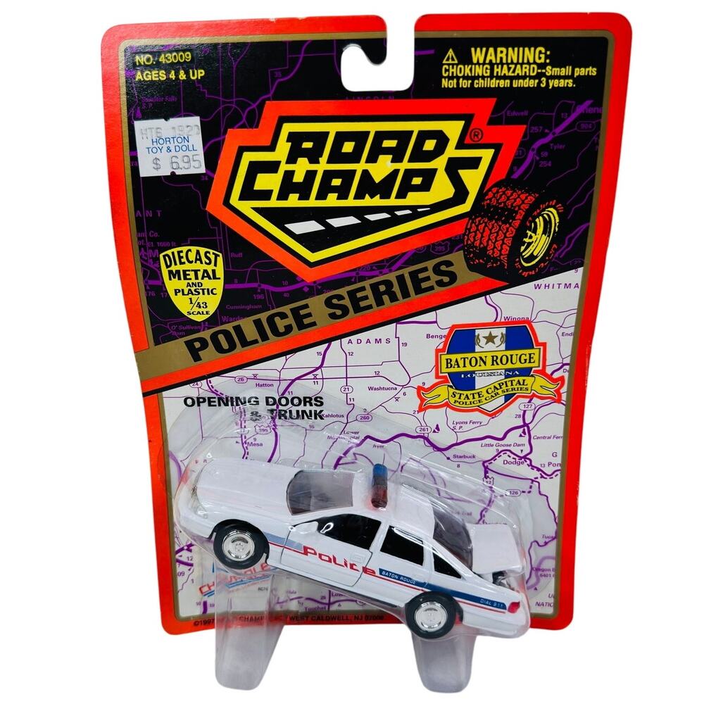 Road Champs‎ Police Series State Capital Baton Rouge car 1:43 1997